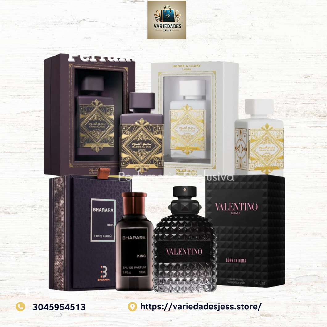 ✨ Kit Exclusivo de 4 Perfumes Premium ✨