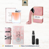 Pink Fantastic + Yara + La Vie Est Belle + Perfumero – ¡Tu kit ideal para brillar! ✨